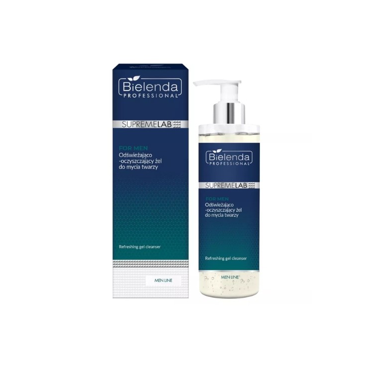 Bielenda Professional SUPREMELAB Men Line Refreshing and Cleansing Facial Wash Gel 200 ml