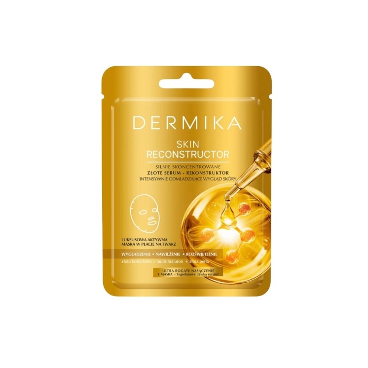 Dermika Skin Reconstructor gold Serum-reconstructor intensively rejuvenating in a sheet 1 piece
