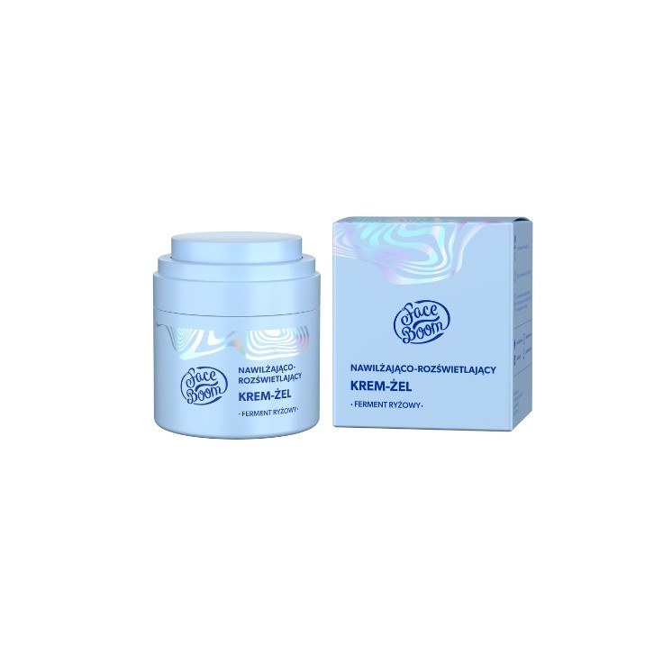 FaceBoom Aura Moisturizing and Brightening Face Cream-Gel 40 ml