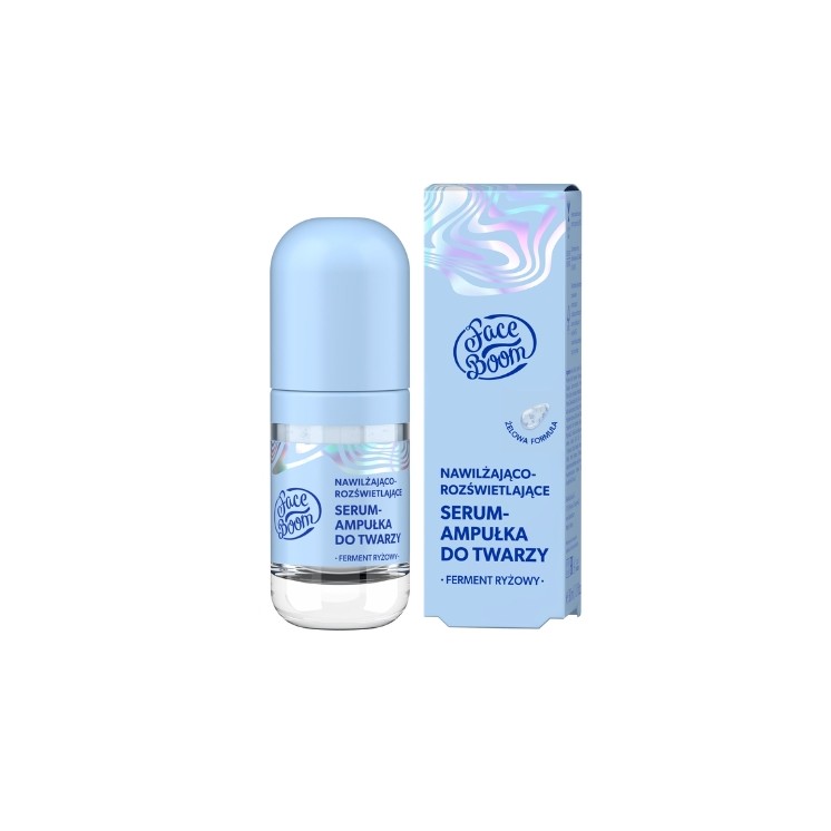 FaceBoom Aura nawilżająco-rozświetlające Serum-ampułka do twarzy 30 ml