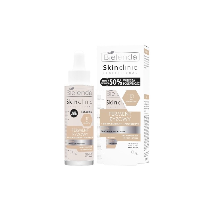 Bielenda Skin Clinic Professional Rice Ferment Serum do twarzy chroniące mikrobiom 45 ml