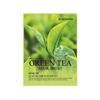 Baroness oczyszczająca Maska w płachcie Zielona Herbata 21 g