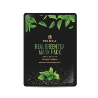 Pax Moly Real Green Tea łagodząca Maska w płachcie z Zieloną Herbatą 25 ml