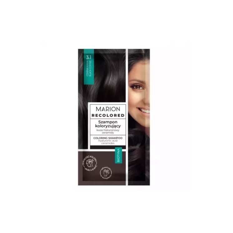 Marion Color Shampoo with Biotin 4-8 washes /3.1/ Black Coffee 40 ml