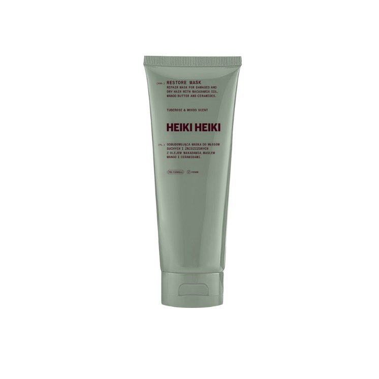 Heiki Heiki Restore regenerująca Maska do włosów Tuberose & Woods 200 ml