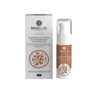 BasicLab Esteticus Brightening Serum for Pigmentation Discoloration 5 % Kojic Acid Dipalmitate 30 ml