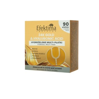 Efektima 24K Gold Hyaluronic Acid hydro gel multi-eye patches 90 pieces