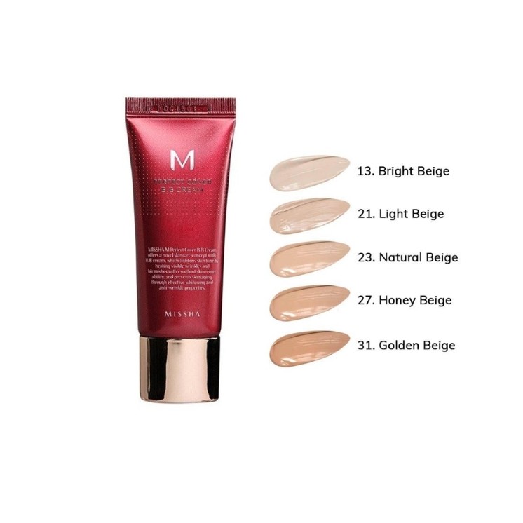 Missha M Perfect Cover Krem BB /21/ Light Beige SPF42 20 ml