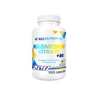 AllNutrition Magnesium Citrate + B6 100 kapsułek