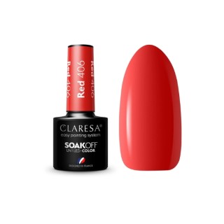 Claresa Red Hybrid Nail Polish /406/ 5 g