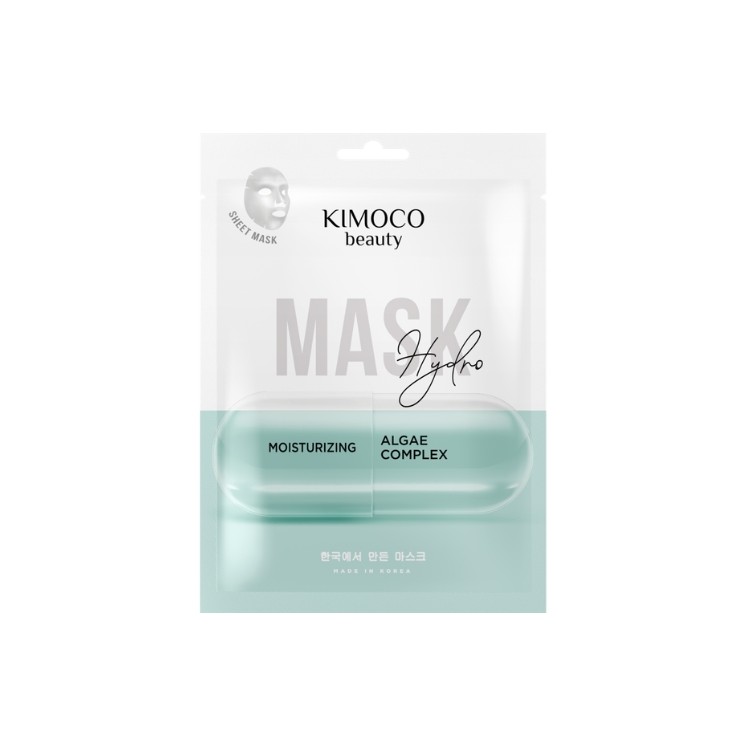 Kimoco Beauty Hydro Moisturizing Sheet Mask with Algae Complex 23 ml
