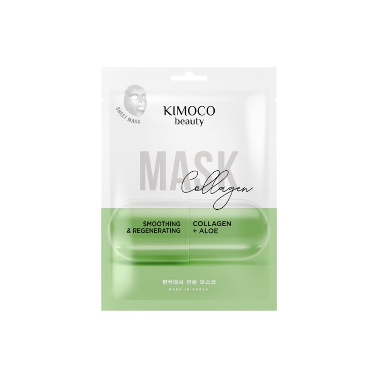 Kimoco Beauty Collagen Smoothing and Regenerating Sheet Mask with Collagen 23 ml