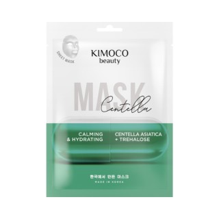 Kimoco Beauty Centella Soothing and Moisturizing Sheet Mask with Centella Asiatica 23 ml