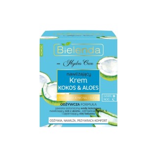 Bielenda HYDRA CARE  Krem do twarzy kokos i aloes cera odwodniona 50ml
