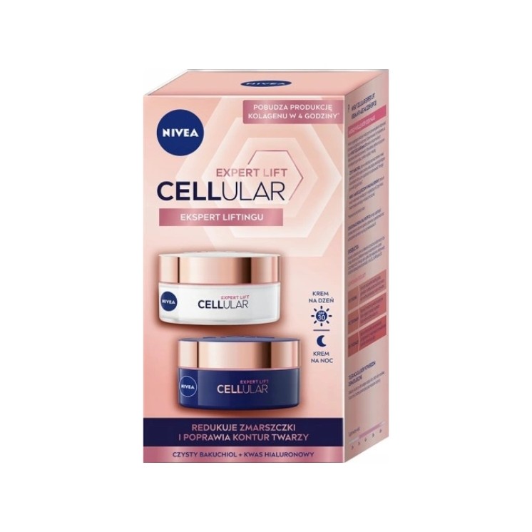 Nivea Cellular Expert Lift Anti-Aging Gift Set Day Face Cream SP30 50ML+ Night Face Cream 50 ml