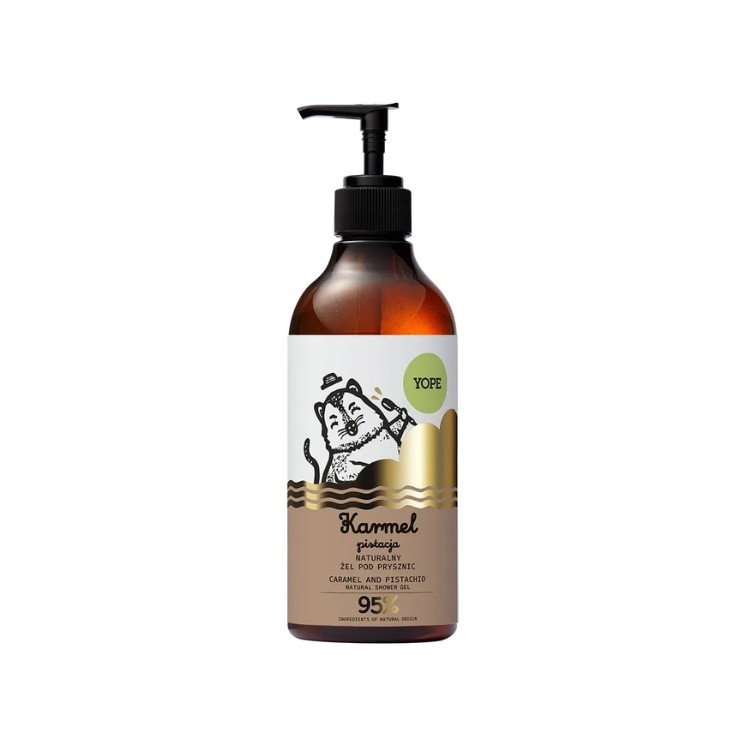 YOPE Natural Caramel and Pistachio Shower Gel 400 ml