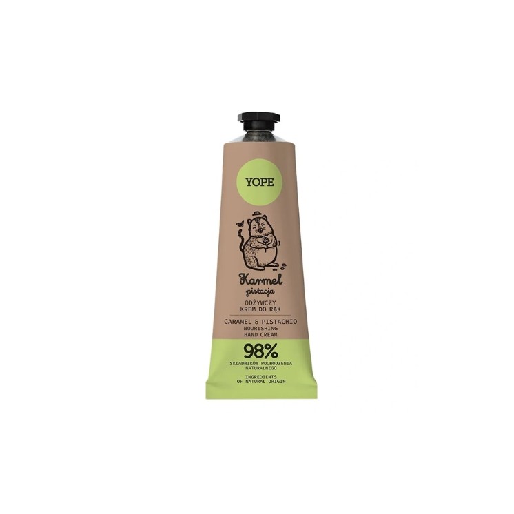 YOPE Natural Caramel and Pistachio Hand Cream 50 ml