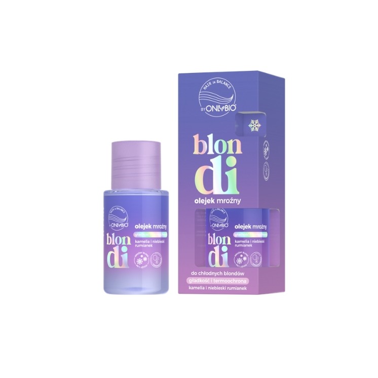 ONLYBIO Hair in Balance Blondi Olejek do włosów mroźny do chłodnych blondów 20ml