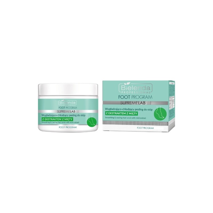 Bielenda Professional SUPREMELAB Foot Smoothing and Cooling Program Foot Peeling with Mint 200 g