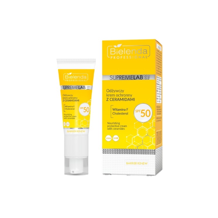 Bielenda Professional Supremelab Barrier Renew Nourishing Day Face Cream with Ceramides SPF50 40 ml