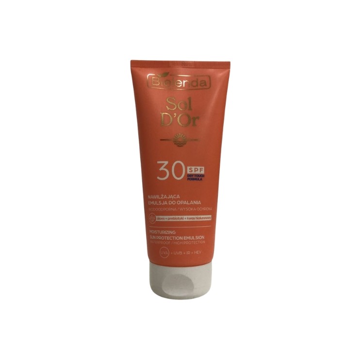 Bielenda Sol D'OR nawilżająca Emulsja do opalania SPF30 200 ml