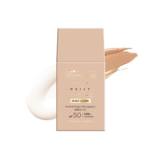 Bielenda Daily CC Krem nawilżająco-korygujący SPF50 z efektem Glow 40 ml