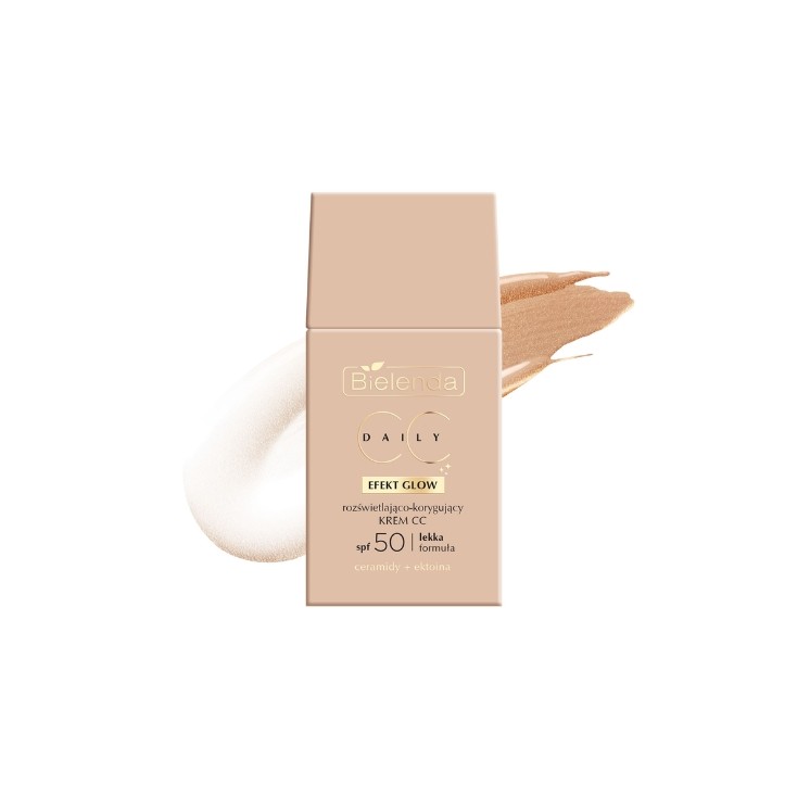 Bielenda Daily CC Moisturizing and Correcting Cream SPF50 with Glow Effect 40 ml