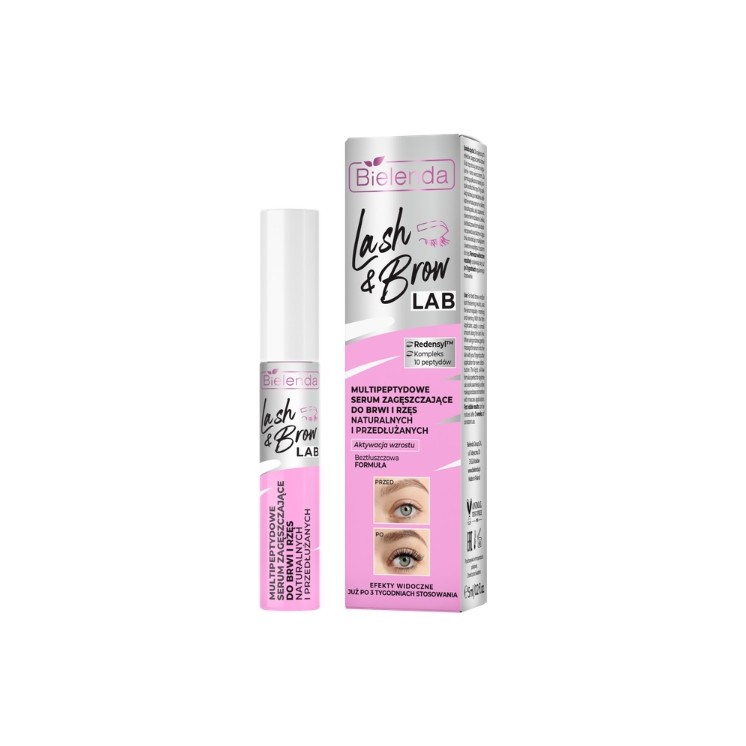 Bielenda Lash & Brow Multipeptide Thickening Serum for Eyebrows and Eyelashes 5 ml