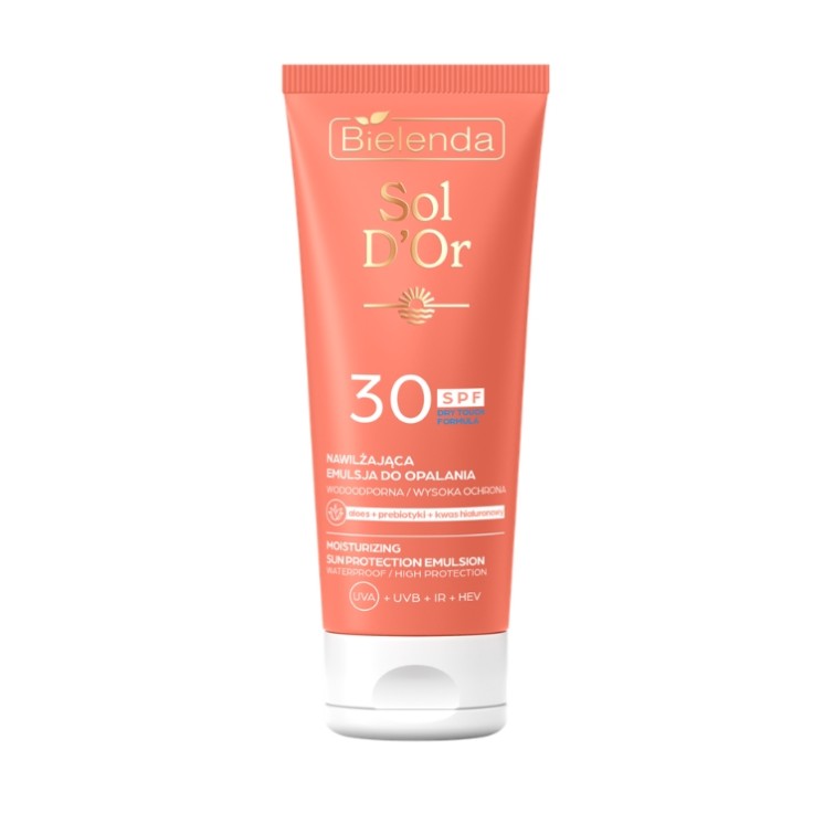 Bielenda Sol D'OR Moisturizing Sunscreen Lotion SPF30 200 ml