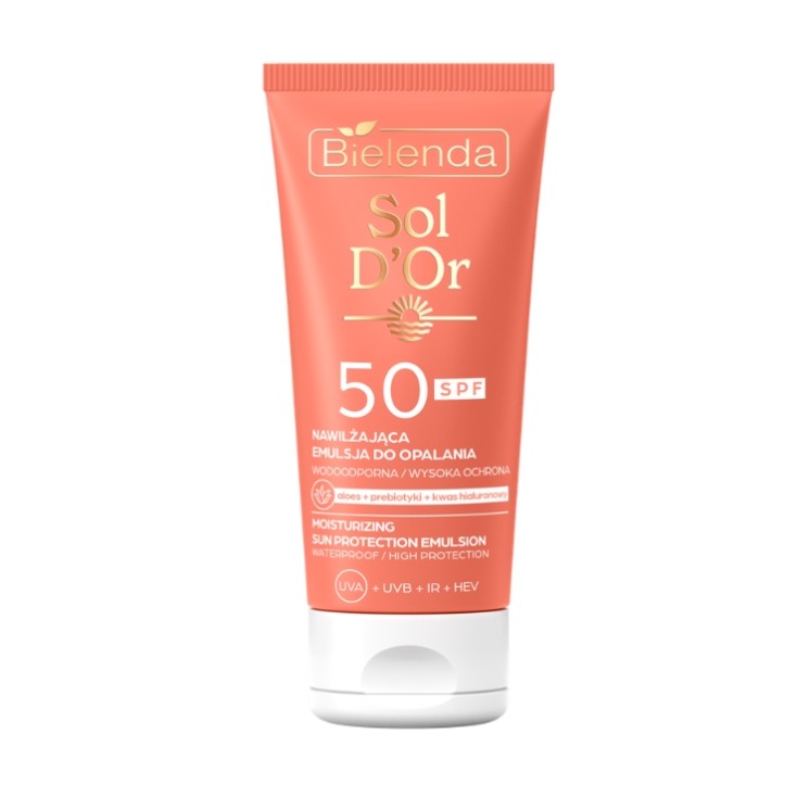 Bielenda Sol D'OR Moisturizing Sunscreen Lotion SPF50 150 ml