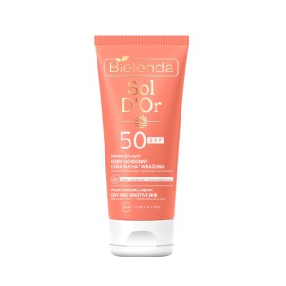 Bielenda Sol D'OR Protective Face Cream SPF50 for dry and sensitive skin 50 ml