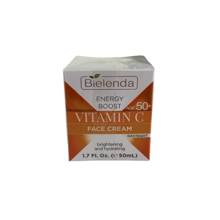 Bielenda Energy Boost rozjaśniający Krem do twarzy 50+ 50 ml