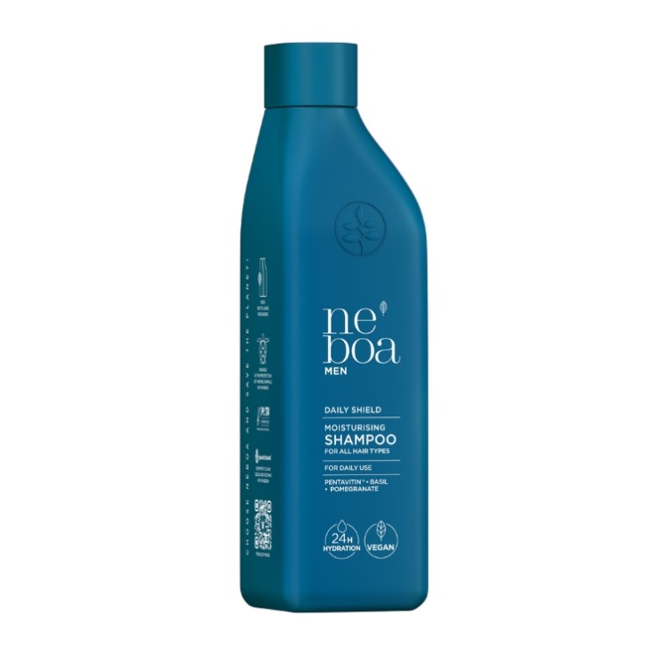Neboa Men Daily Shield nawilżający Szampon do włosów każdego rodzaju dla mężczyzn 300 ml