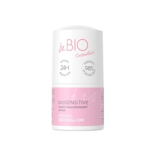BeBio Cosmetics bioProtect naturalny Dezodorant roll-on Kwas Hialuronowy i Wrzos 50 ml