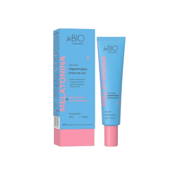 BeBio Cosmetics Melatonin Natural Regenerating Night Face Cream 40 ml