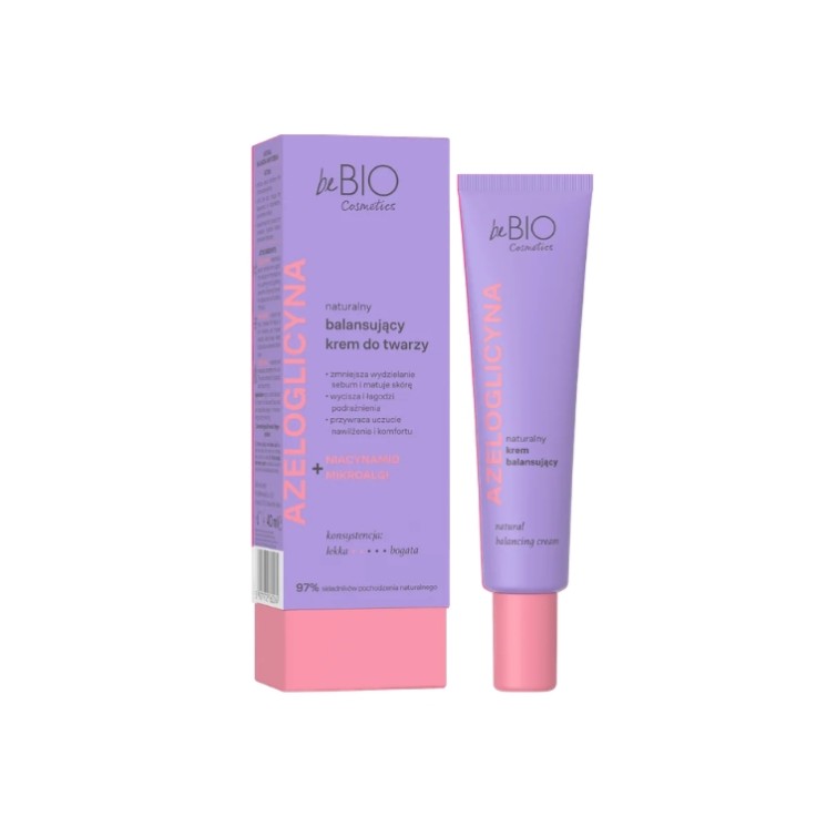 BeBio Cosmetics Azeloglicyna naturalny balansujący Krem do twarzy 40 ml