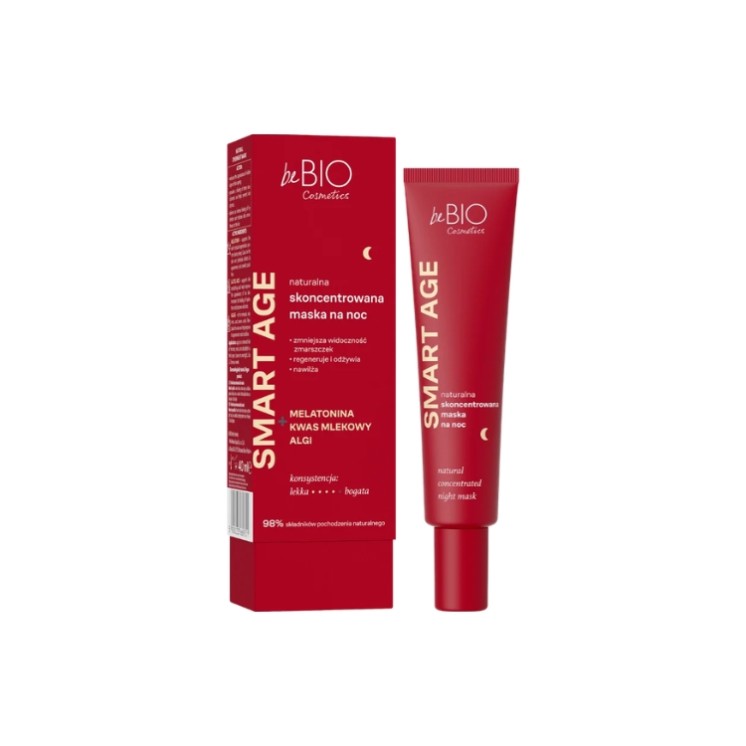 BeBio Cosmetics Smart Age Natural Concentrated Night Face Mask 40 ml