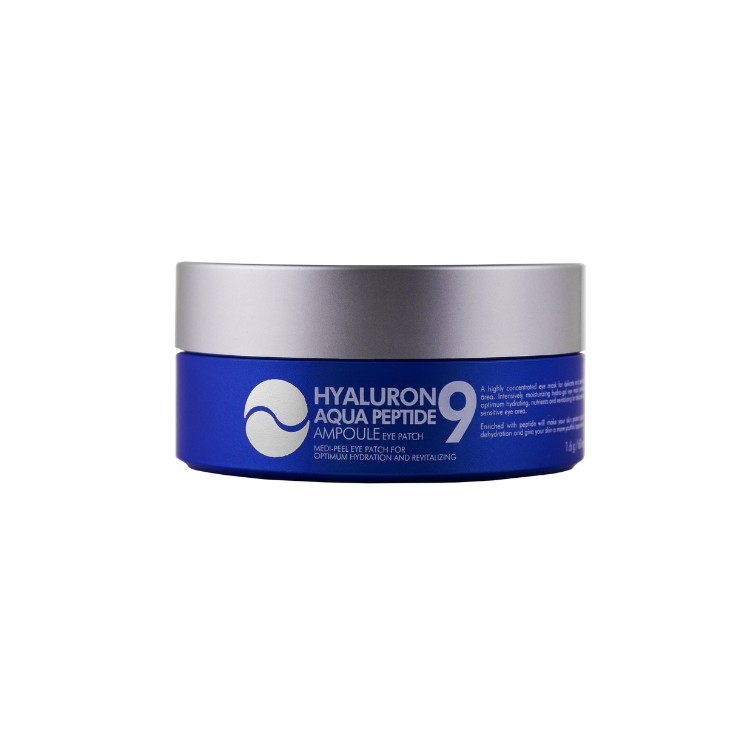 Medi-Peel Hyaluron Aqua Peptide Ampoule Eye Patch nawilżające Płatki pod oczy z Peptydami 60 sztuk