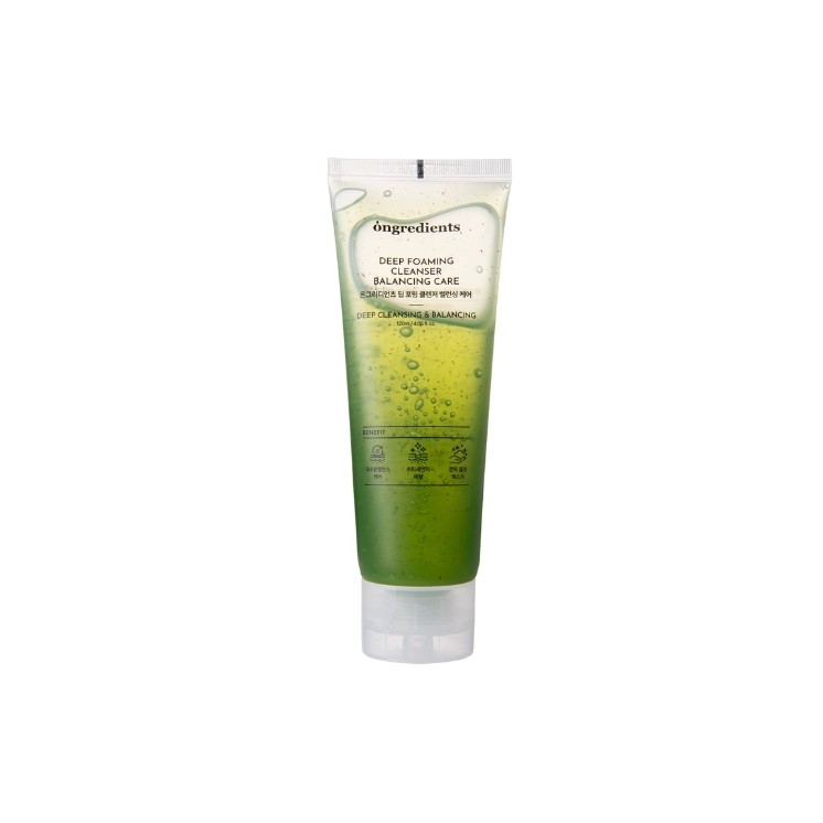 Ongredients Deep Foaming Cleanser Balancing Care Deeply Cleansing Facial Foam 120 ml