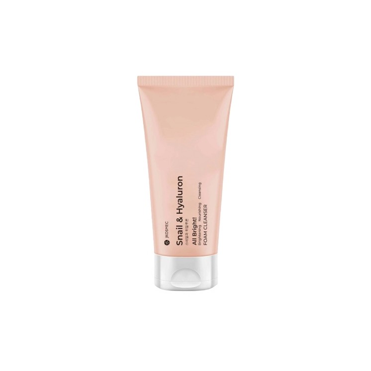 Jkosmec All Bright Cleansing Foam Snail & Hyaluron regenerująca Pianka do mycia twarzy 180 ml