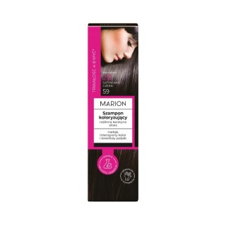 Marion Szampon koloryzujący 4-8 myć /2.0/ Satynowa Czerń 100 ml