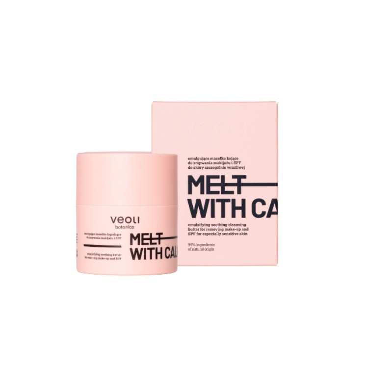 Veoli Botanica Melt with Calmness emulgujące Masełko kojące do zmywania makijażu i SPF 40 g