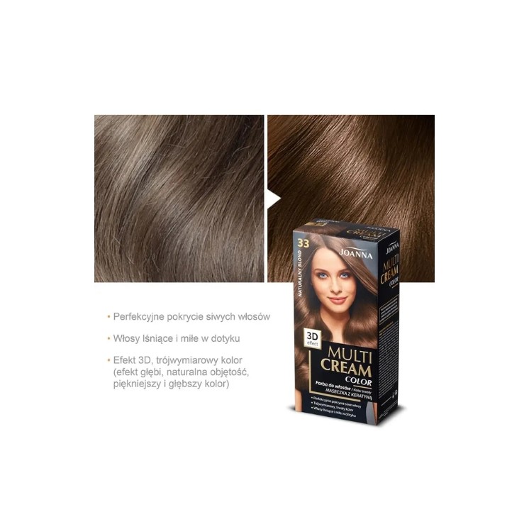 Joanna Multi Cream Color Hair dye /33/ Natural blond