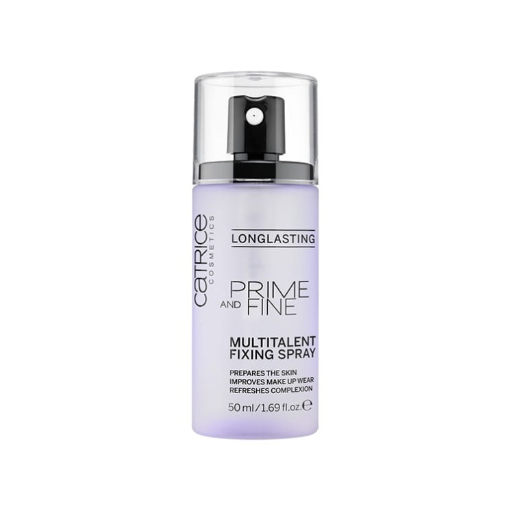 Catrice Long Lasting Prime & Fine Multitalent Fixing Spray Baza pod makijaż 50 ml