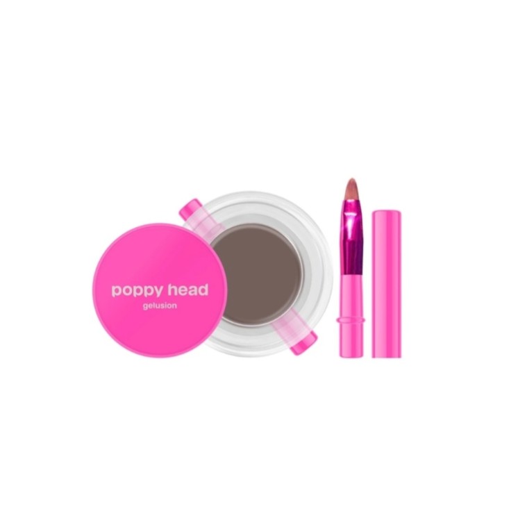 Poppy Head Gelusion Eyeliner w żelu z pędzelkiem /02/ Cafusion 5 g