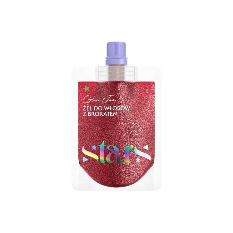 Stars from the Stars Glam Jam Żel do włosów z brokatem Rose Gold 50 ml