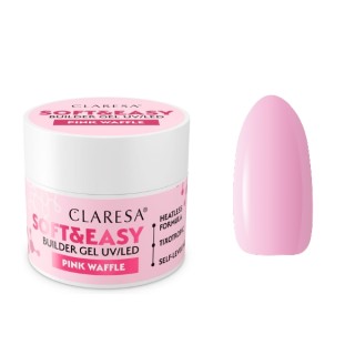 Claresa Soft & Easy Żel budujący do paznokci Pink Waffle 45 g