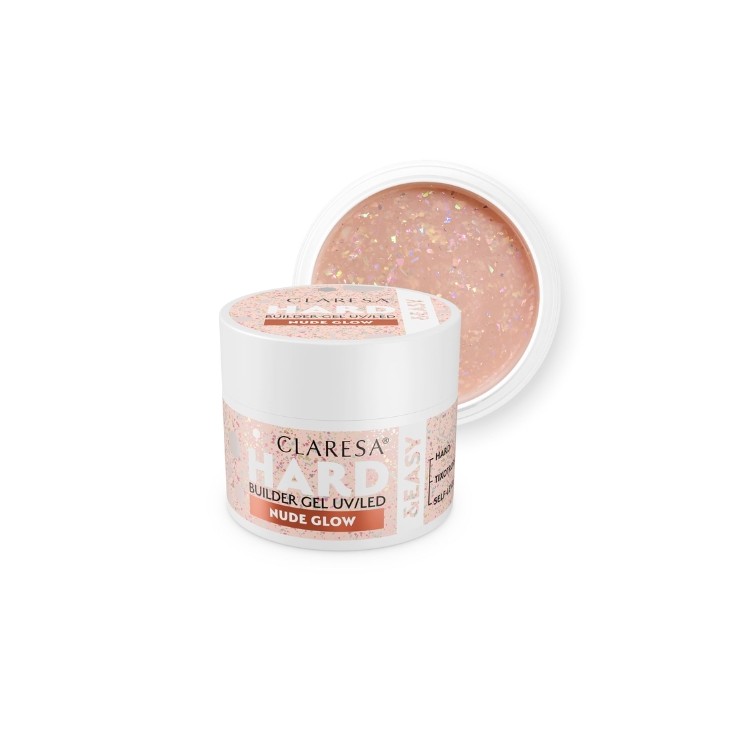 Claresa Hard & Easy Żel budujący do paznokci Nude Glow 12 g