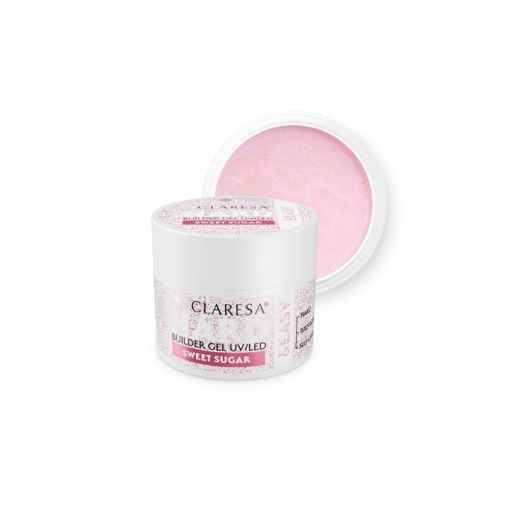 Claresa Hard & Easy Żel budujący do paznokci Sweet Sugar 45 g