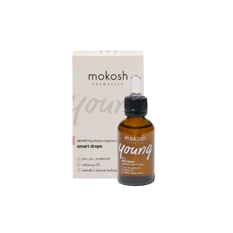 Mokosh Young Smart Drops Soothing and Regenerating Face Serum 30 ml